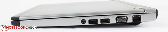 3,5-mm-Kombi, 2x USB 3.0, VGA-Ausgang, Gigabit Ethernet
