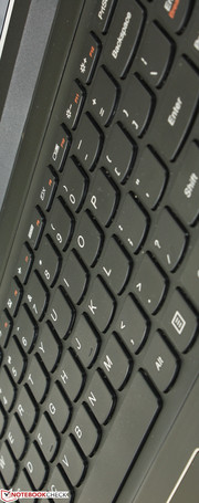 Chiclet-Tastatur ohne Hintergrundbeleuchtung
