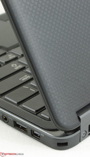 Die matten Oberflächen sind anfällig für Staub.