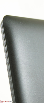 Matte Textur auf der Ober- sowie Unterseite.