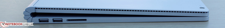 Links: 2x USB 3.0, SD-Kartenleser