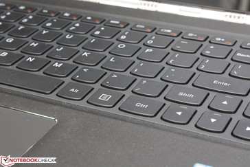 Der Tastenhub ist immer noch ziemlich gering