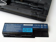 Der Akku ermöglicht einen netzunabhängigen Betrieb von maximal bis zu drei Stunden.