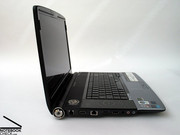 Ein weiteres zentrales Gestaltungselement des neuen Aspire Gehäuses ist der röhrenartige Gehäuseabschluss an der Rückseite.