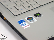 Trotz eigenständiger Geforce 8400M GS Grafik ist der Laptop für den gaming Einsatz kaum geeignet.