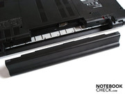 Der leistungsstarke 9 Zellen Akku sorgt für überaus gute Laufzeiten.