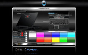 Die AlienFX Software Tools ermöglichen dabei eine Steuerung der Lichteffekte, wobei aus einer ganzen Palette an möglichen Lichtfarben gewählt werden kann.