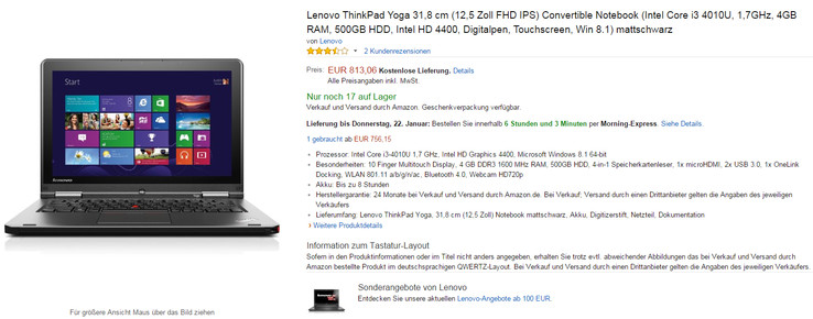 Lenovo Thinkpad Yoga