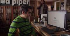 Dinesh und Gilfoyle bereiten sich auf die Google-Präsentation vor.