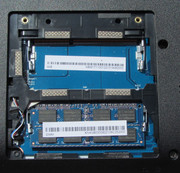 ...verbergen sich die Arbeitsspeicherbänke