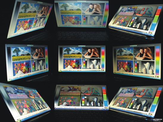 Blickwinkel Asus Eee PC 1101HA