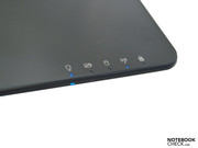 Kleine, aber gut ablesbare Status-LEDs an der Vorderkante