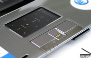 Das Touchpad verfügt über eine Dual-Mode Funktion, mit der auch Multimediafunktionen mit dem Pad gesteuert werden können.