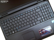 Doch auch die komfortable 'Chocolate' Tastatur...