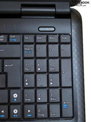 ...mit etxra Nummernfeld ladet zu längerer Tipparbeit ein.