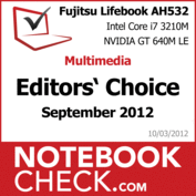 Award Fujitsu LIFEBOOK AH532