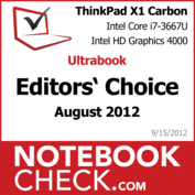 Award Lenovo ThinkPad X1 Carbon Ultrabook