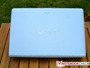 Typisch für Vaio-Notebooks: Das bekannte Logo auf dem Deckel