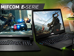 Mifcom: Gaming-Notebooks EG5-M und EG7-M mit GeForce GTX 960M