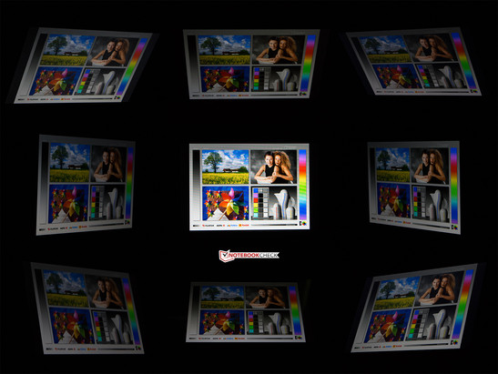 Blickwinkelstabilität des LG G Pad 8.0