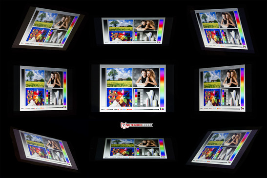 Betrachtungswinkel des Dell Venue 7 LTE