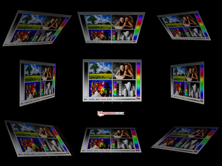 Blickwinkelstabilität des Lenovo Yoga Tab 3 Pro 10