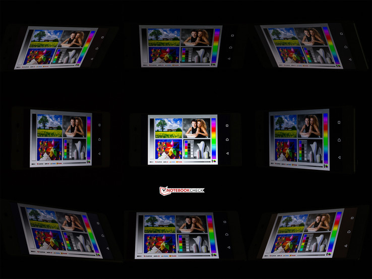 Blickwinkelstabilität des Sony Xperia Z3+