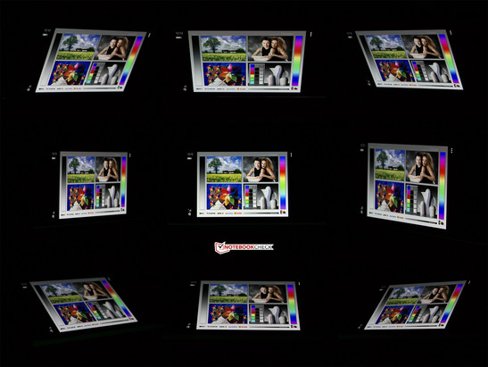 Blickwinkelstabilität des Nokia Lumia 735