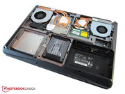 Das Gaming-Notebook setzt auf ein Dual-Lüfter-Konzept.