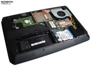 Alle wichtigen Komponenten sind frei zugänglich.