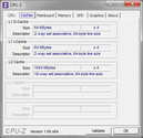 Systeminfo CPUZ Cache