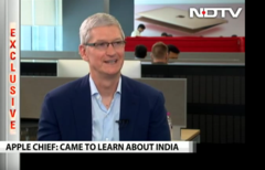 Apple&#039;s Tim Cook kam auch nach Indien um zu lernen ...