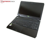 Deckel und Handballenauflage bestehen aus Aluminium.