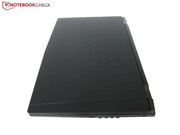 Auf den Gummioberflächen gibt es schnell Abdrücke.