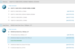 Aufrüsten während des Bestellvorgangs kann sehr schnell teuer werden.