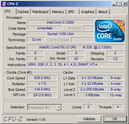 Systeminfo CPUZ CPU