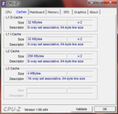 Systeminfo CPUZ Cache