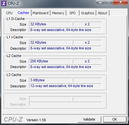 Systeminfo CPUZ Cache