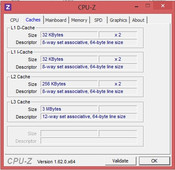 Systeminfo CPUZ Cache