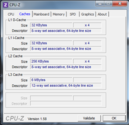 Systeminfo CPUZ Cache