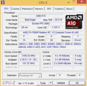 Systeminfo: CPU-Z CPU