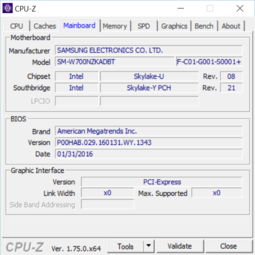 CPU Z Mainboard