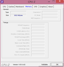 Systeminfo CPUZ Memory