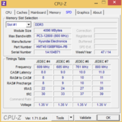 Systeminfo: CPU-Z SPD