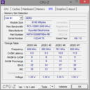 Systeminfo CPU-Z SPD