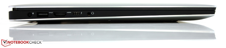 Netzteil, USB 3.0, HDMI, USB 3.1 Typ-C mit Thunderbolt 3 kombiniert, Kopfhörer-Mikrofon Kombination