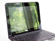 Das stark spiegelnde Display schränkt die Mobilität ein.