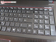 Gute Idee: Lautstärke- und Helligkeitsfunktion auf den Pfeiltasten.