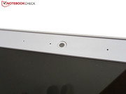 Natürlich sind eine Webcam und ein Mikrofon vorhanden.