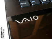 Die hochglänzende Handballenauflage ist relativ empfindlich.